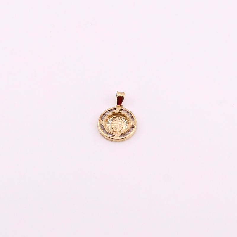 Dije Circ. Virgen C/p 14k 0.9g