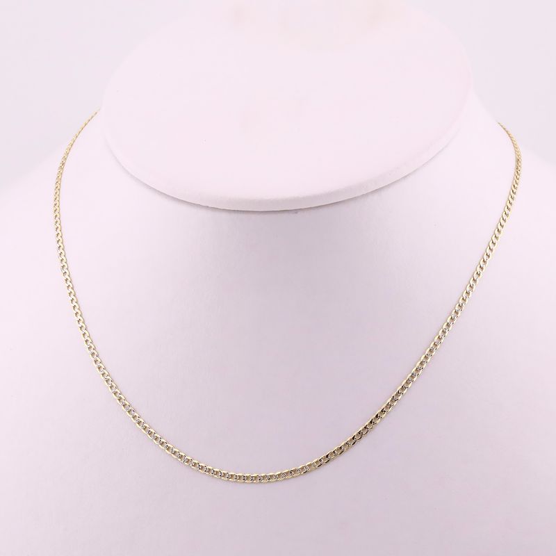 Cadena Eslabon Dimant.14k 3.2g 50cm