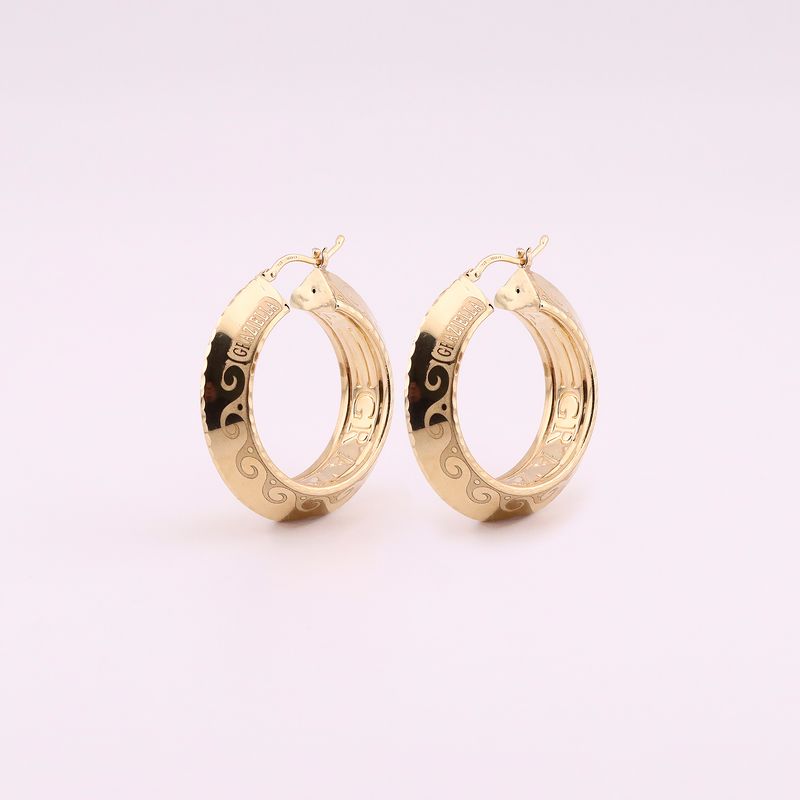 Arracadas Satinas 14k 7.9g