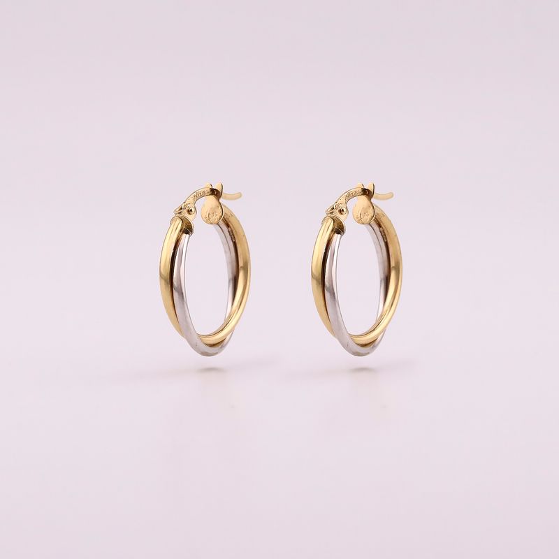 Arracadas Triples  14k 1.7g