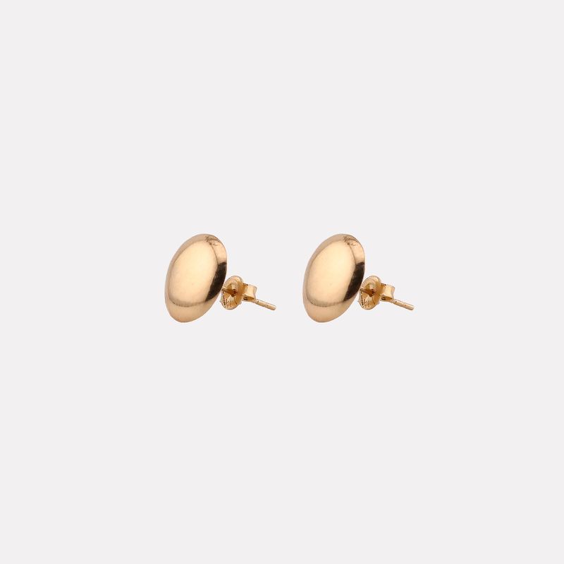 Aretes Circ. Liso  14k 1.2g