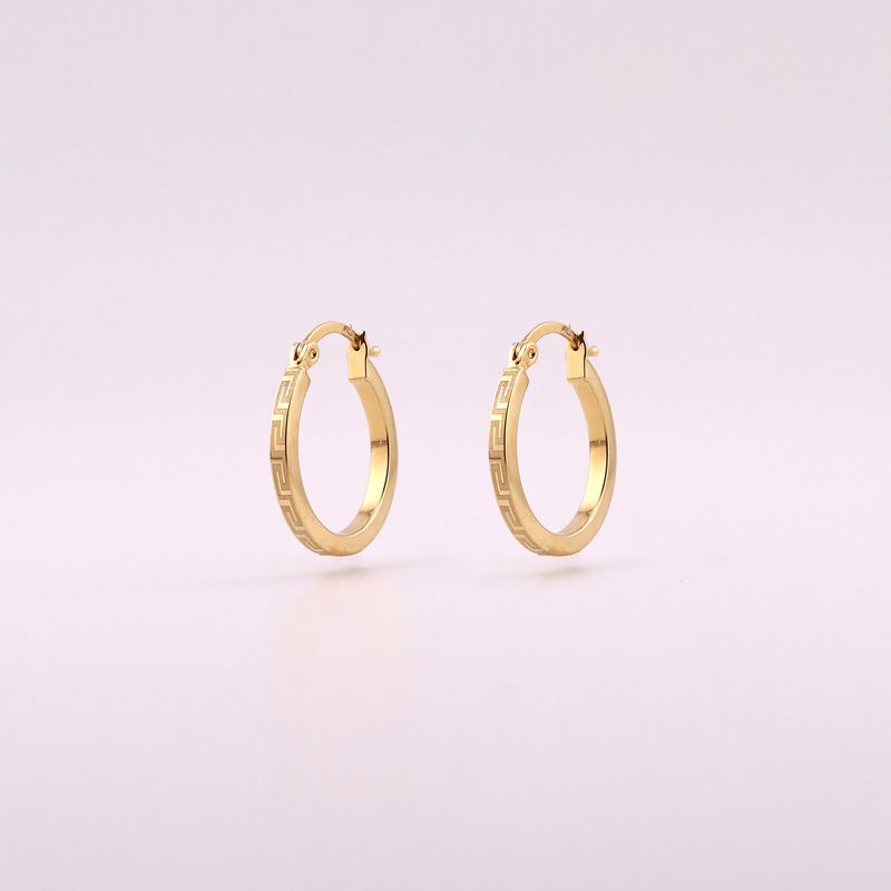 Arracadas Griegas 14k 1.5g