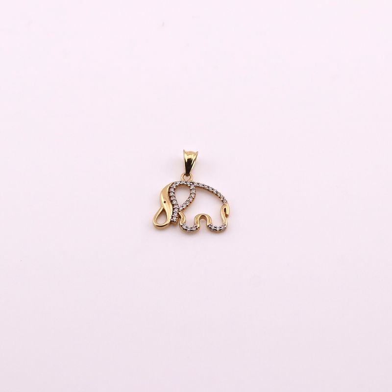 Dije Elefante Siluet. 14k 1.2g