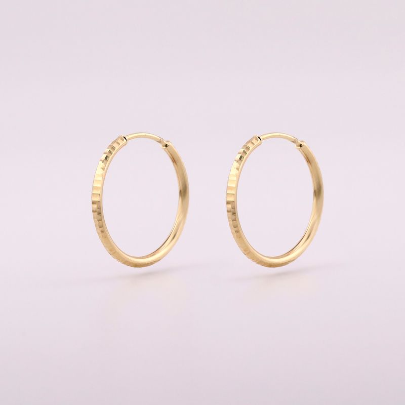 Arracadas Relimadas 14k 1.6g