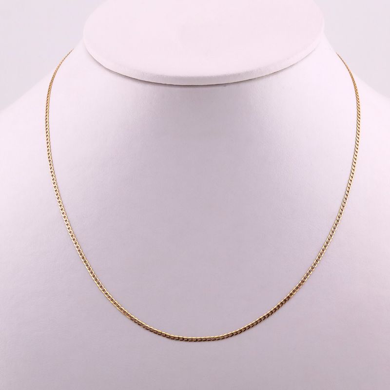 Cadena Eslabon Dimant. 14k 1.6g 45cm
