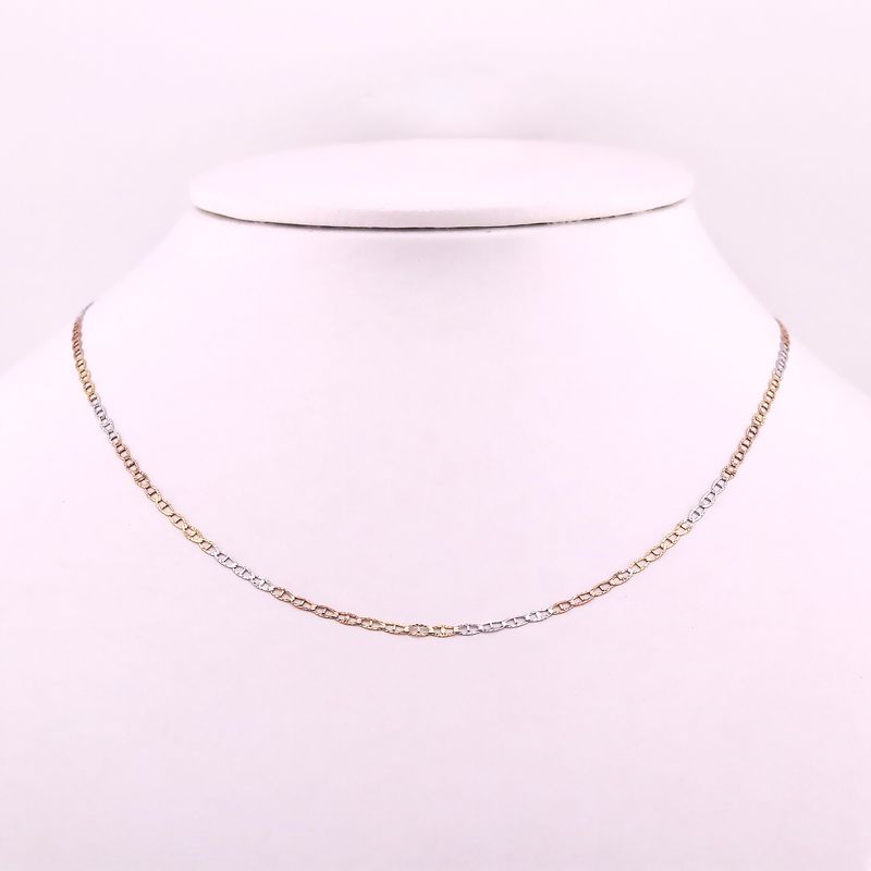 Cadena Escalera Tonos 14k 2g 55cm