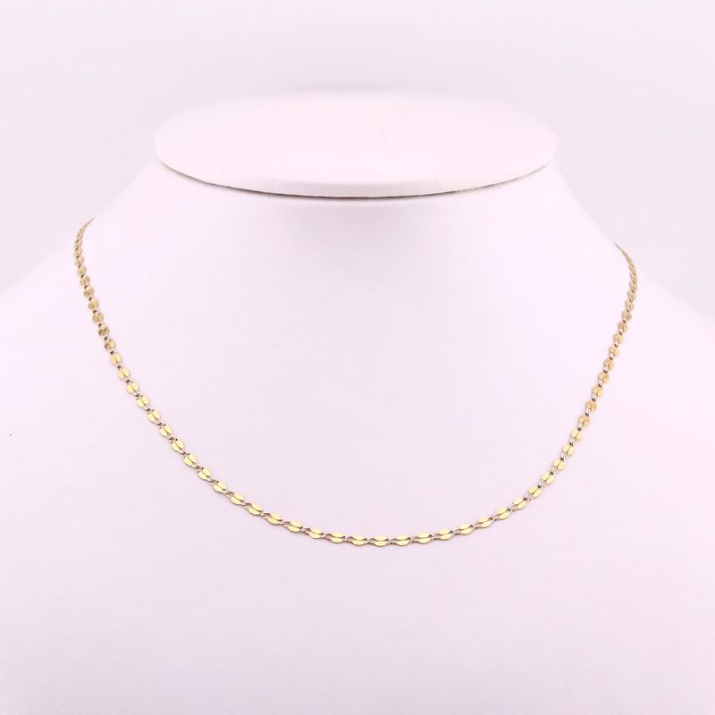 Cadena Mixta 14k 1.5g  50cm