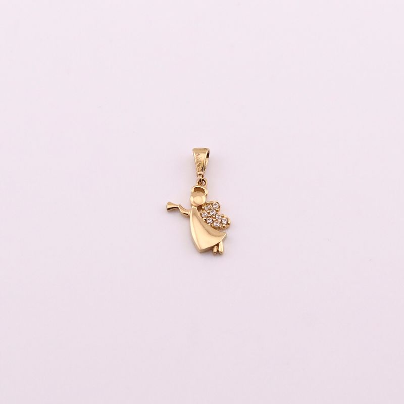 Dije Angelito C/p 14k 0.8g