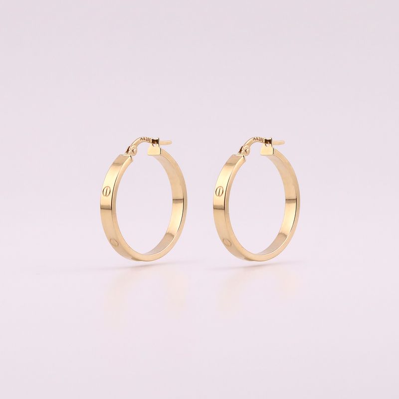 Arracadas Cartier 10k 1.5g