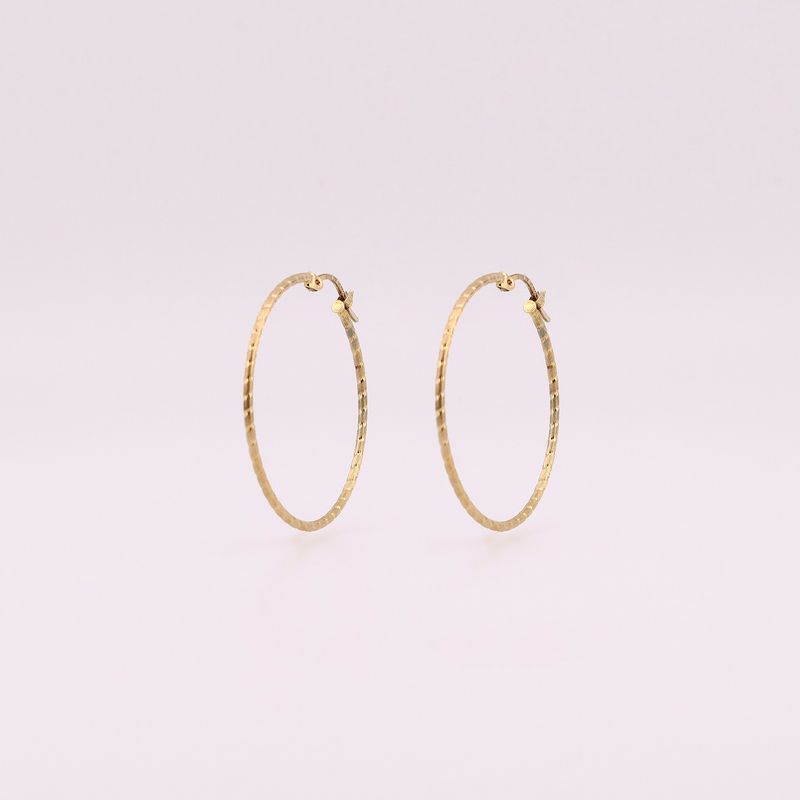 Arracadas Espiral Santin. 14k 3.1g