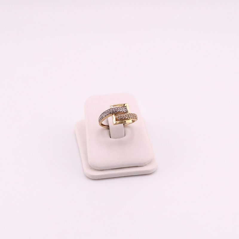 Anillo Cinturon C/p Bca 14k 2.3g #8.5