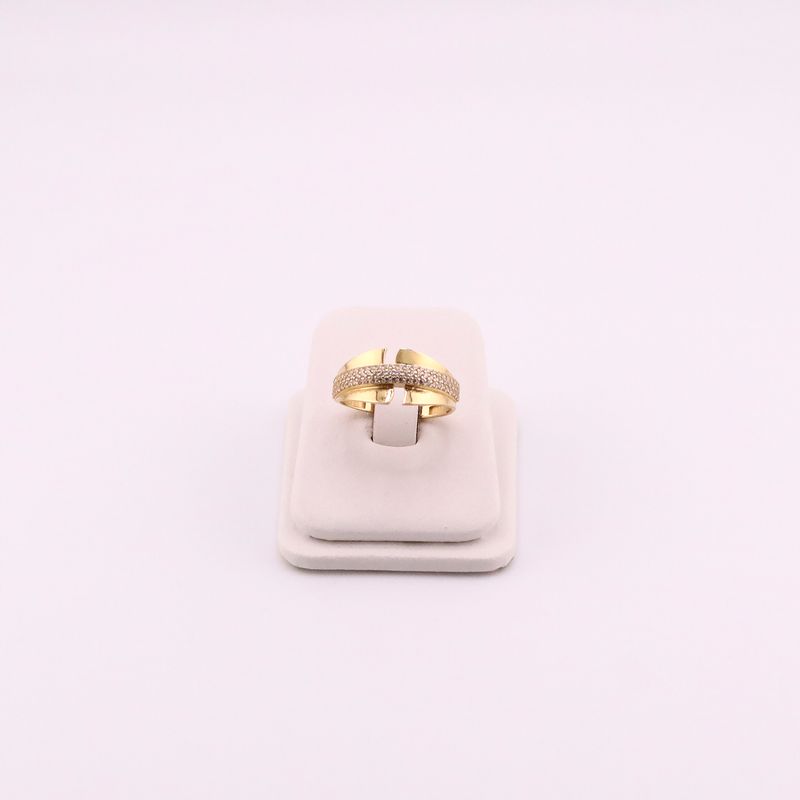Anillo Abertura C/p Bca 14k 2.5g #9