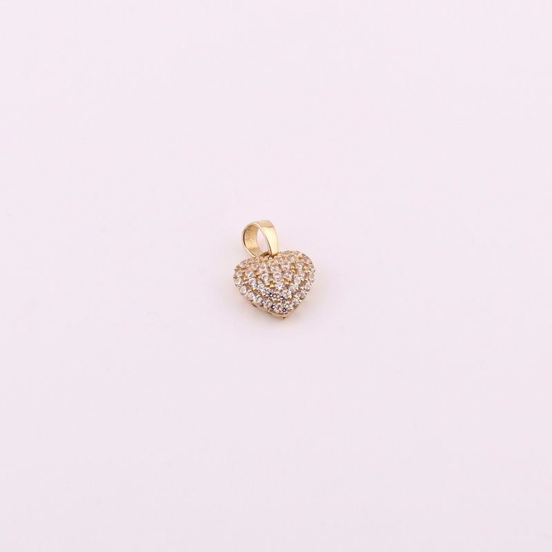 Dije Corazon C/p Bca 14k 1g