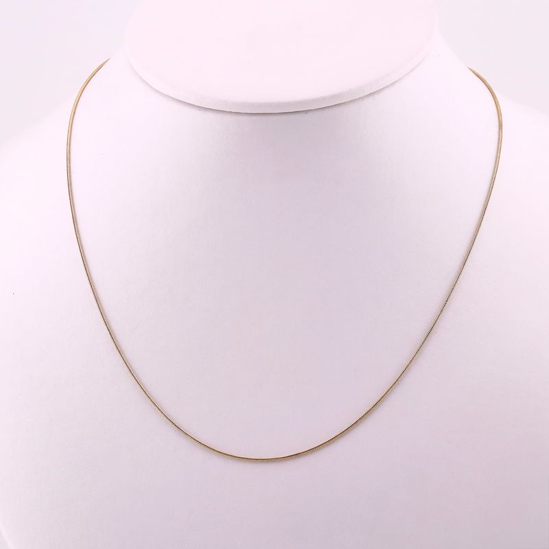 Cadena Cola De Rata 10k 3.4g 50cm