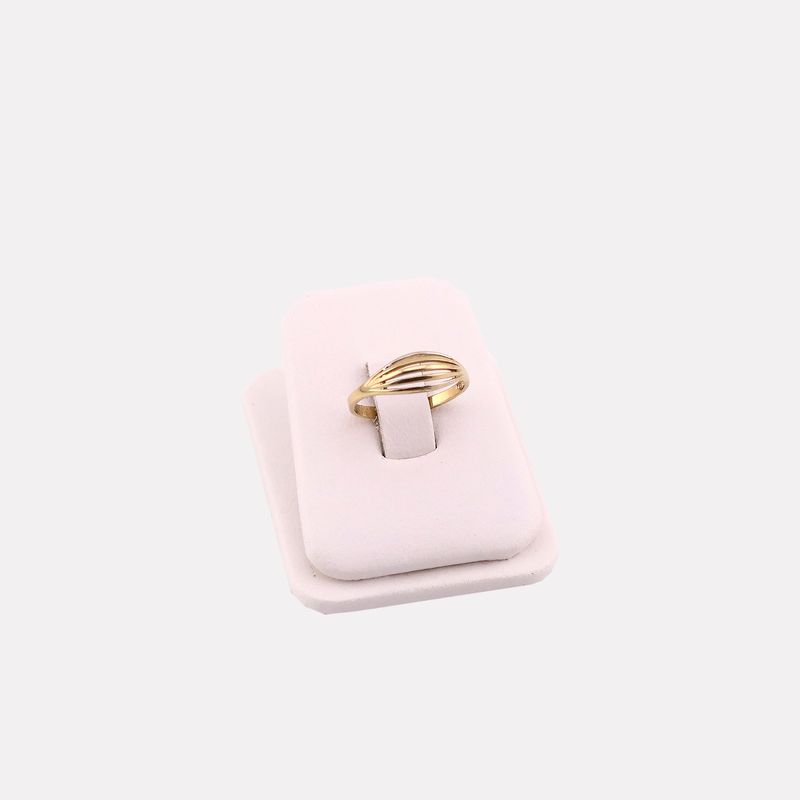 Anillo Ondas 10k 1.4g #6