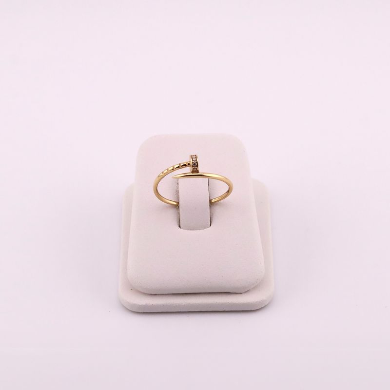 Anillo Tornillo Chic. 14k 1.3g #7.5