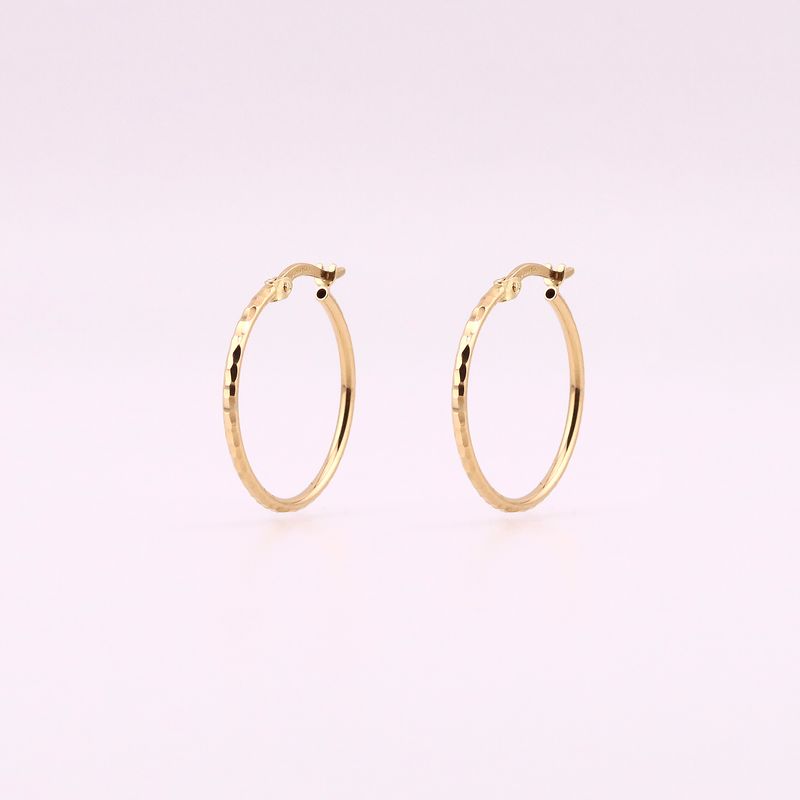 Arracadas Relimadas 14k 1.6g