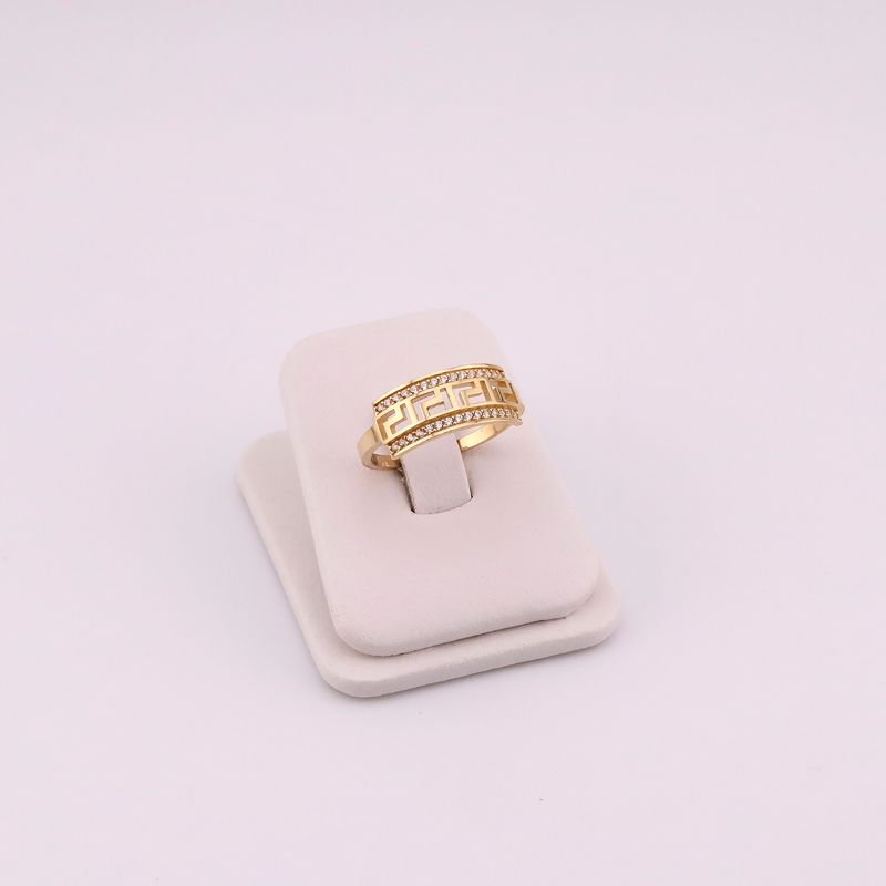 Anillo Griego C/p Bca 14k 2.9g #9