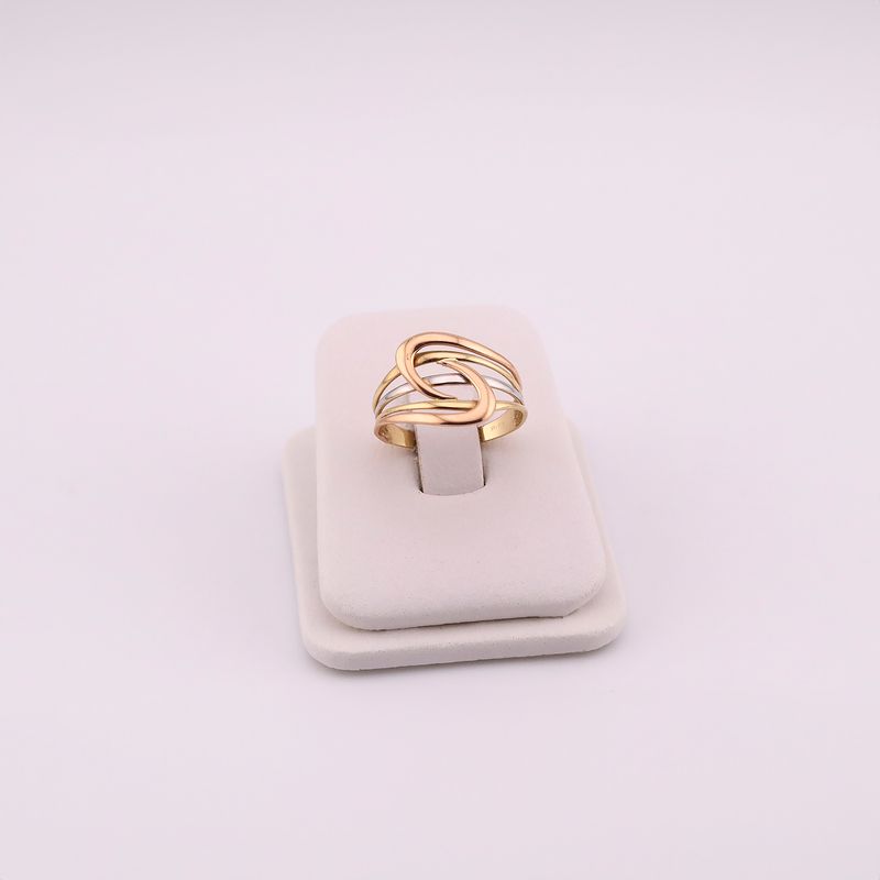 Anillo Enlazado Tnos 14k 2.3g #6