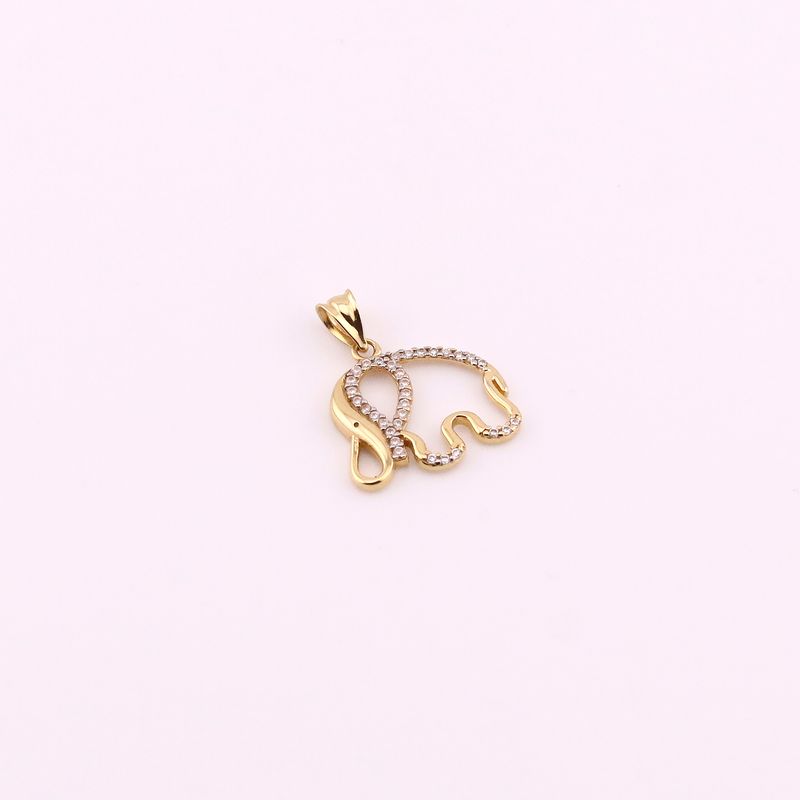 Dije Elefante Siluet. 14k 1.2g