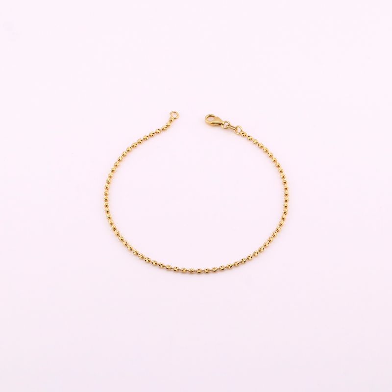 Pulsera Puntos 14k 1.9g 18cm