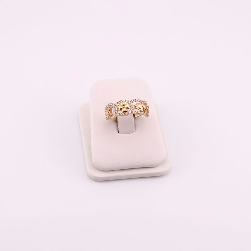 Anillo Suerte C/p 14k 2.2g#6.5