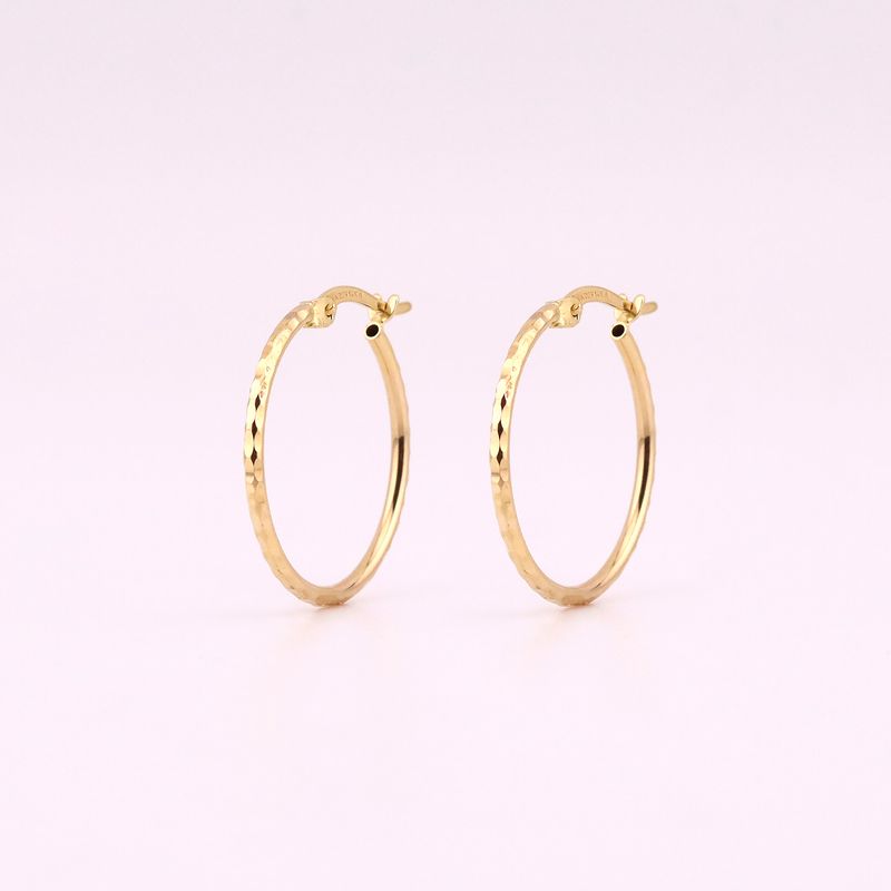 Arracadas Relimadas 14k 1.6g
