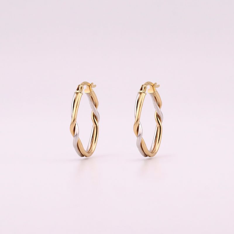 Arracadas Dobles Tnos 14k 2g