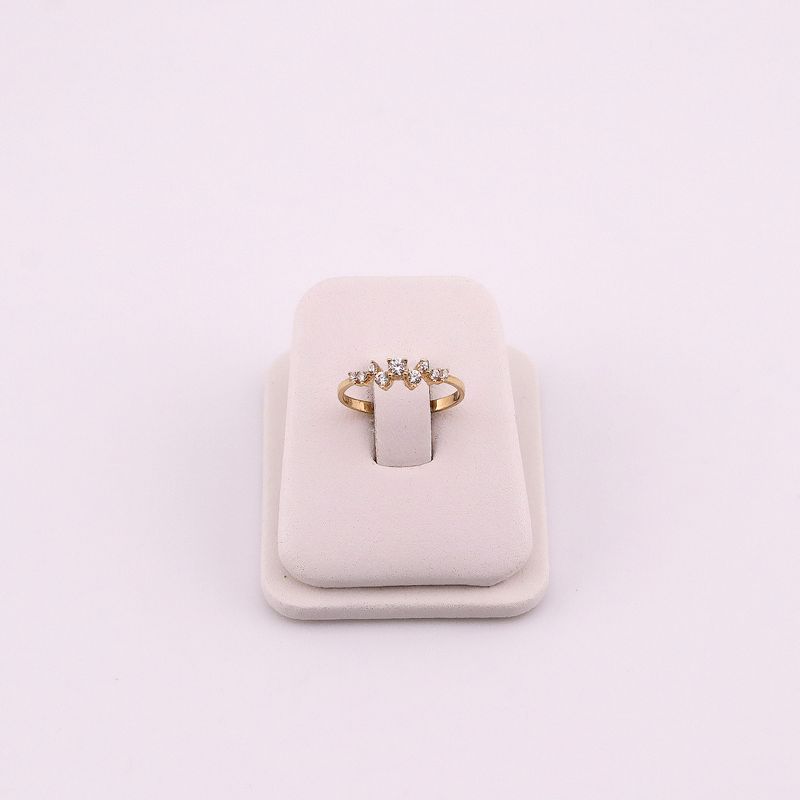 Anillo Churumbela C/p Bca 14k 1.2g # 6