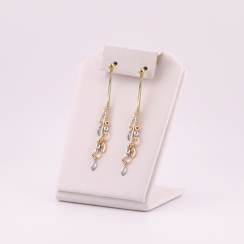 Aretes Largos  14k 2.7g