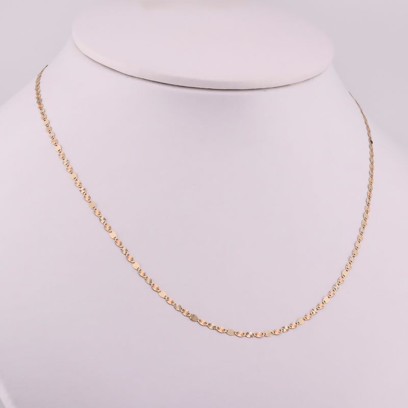 Cadena Mixta 14k 1.4g 45cm