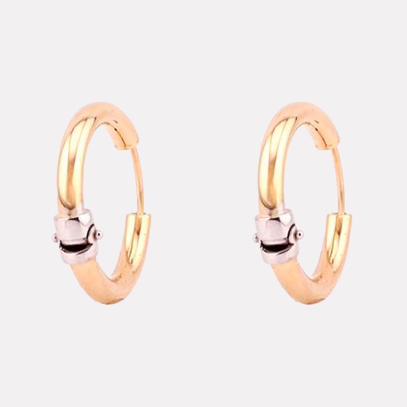 Arracadas Redonda 14K 2.4g