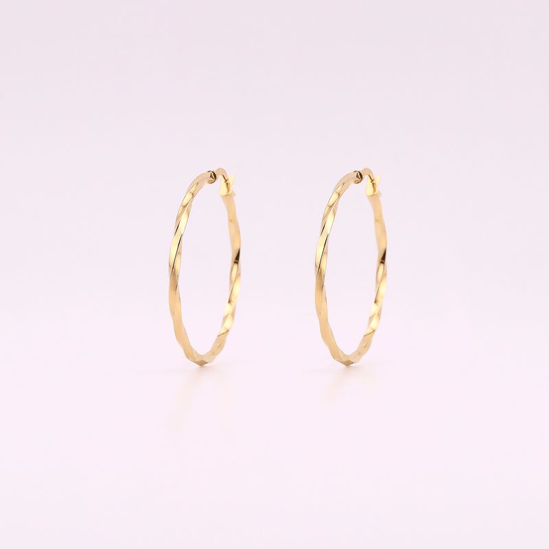 Arracadas Med. Torcidas 14k 1.3g