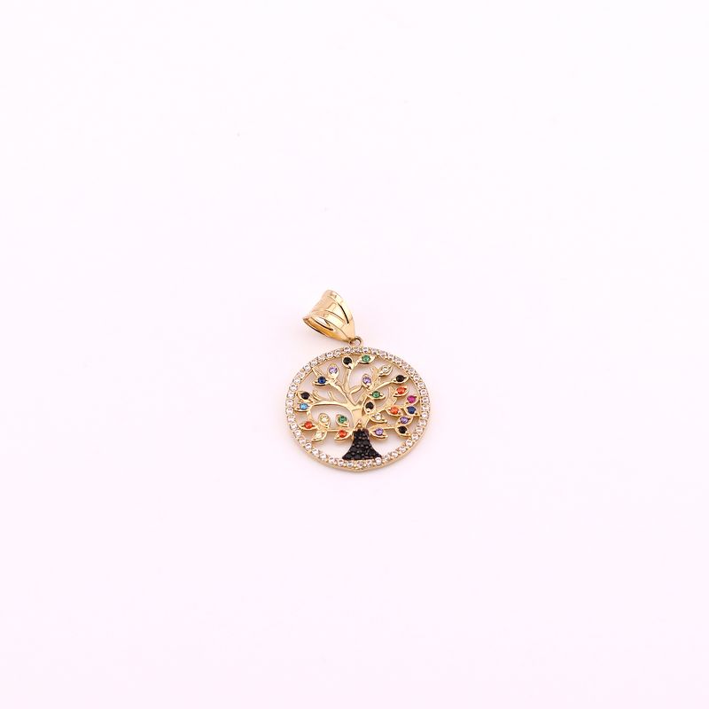 Dije Arbol De La Vida Gde C/p 14k 2.1g