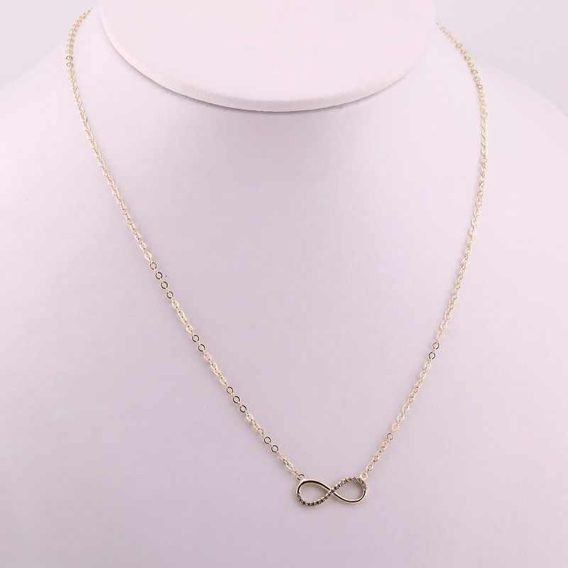Gargantilla Infinito Liso C/p 14k 2.4g
