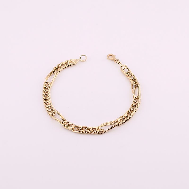 Pulso Eslabones Torc. 14k 4g 19cm