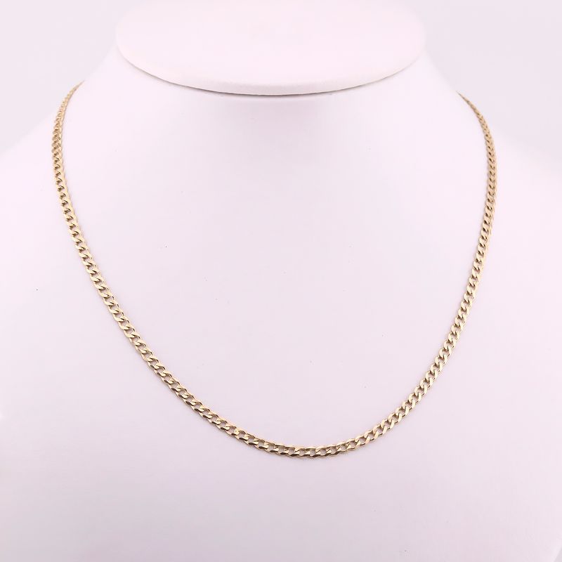 Cadena Eslabon Dimant. 10k 9.5g 65cm
