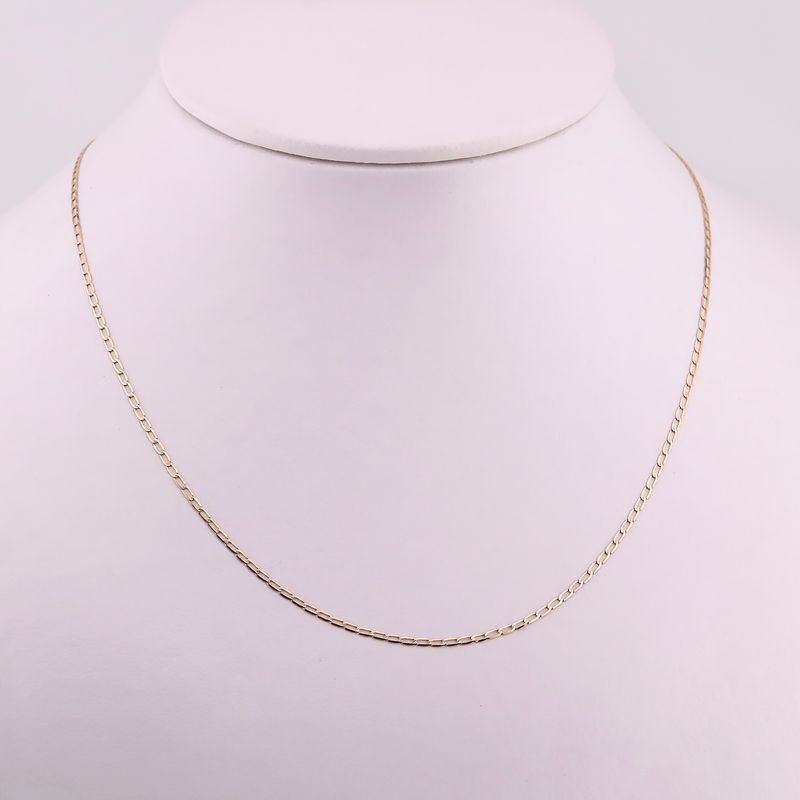 Cadena Eslabon Domant. 14k 1.6g  60cm