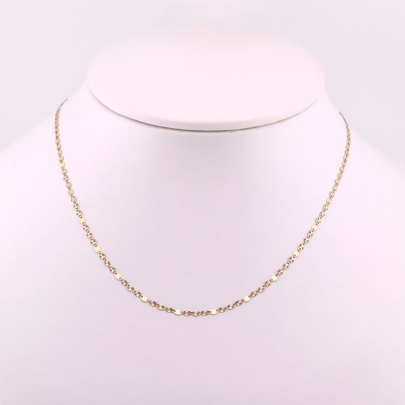 Cadena Mixta  14k 1.5g 50cm
