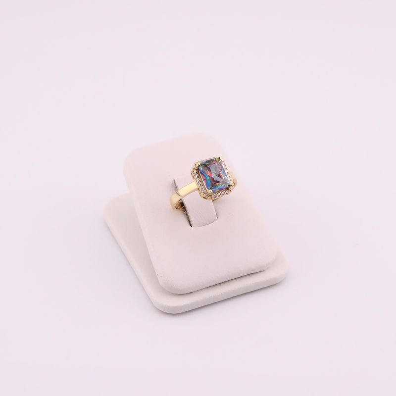 Anillo C/p Tornasol 14k 2.4g #7.5