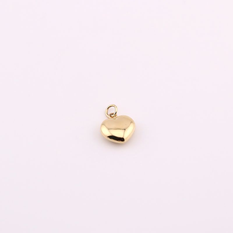 Dije Corazon Inflado Liso 14k 1.5g