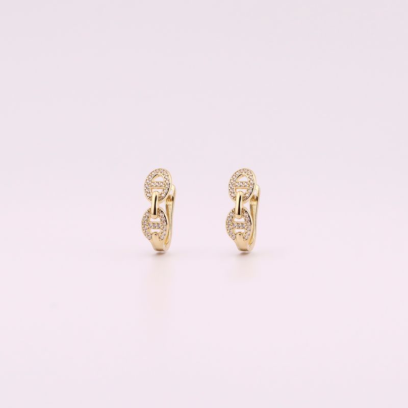 Aretes Eslab. Gucci C/p 14k 2.5g