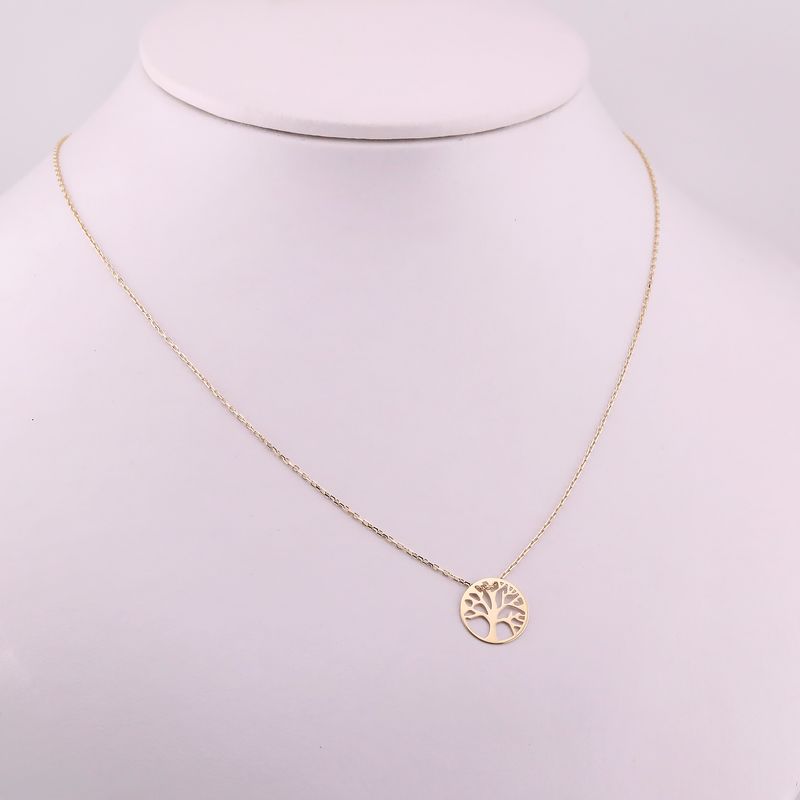 Gargantilla Arbol De La Vida 14k 1.5g