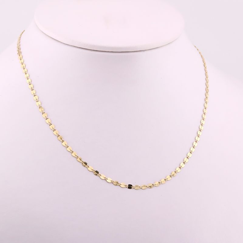 Cadena Mixta 14k 2.1g 45cm