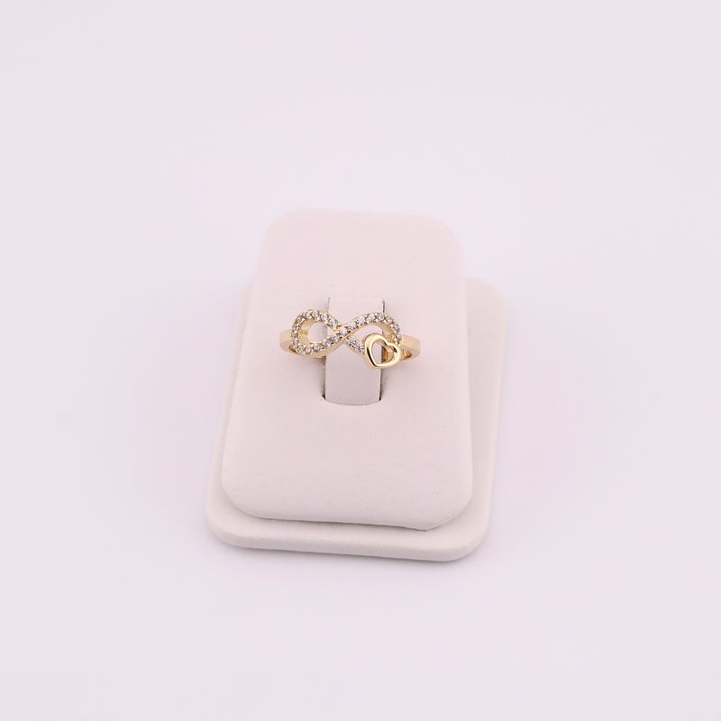 Anillo Infinito C/p 14k 1.8g #7
