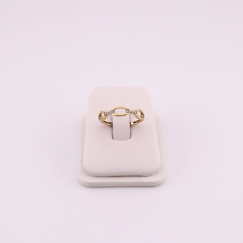 Anillo Ovalos C/p  10k #7