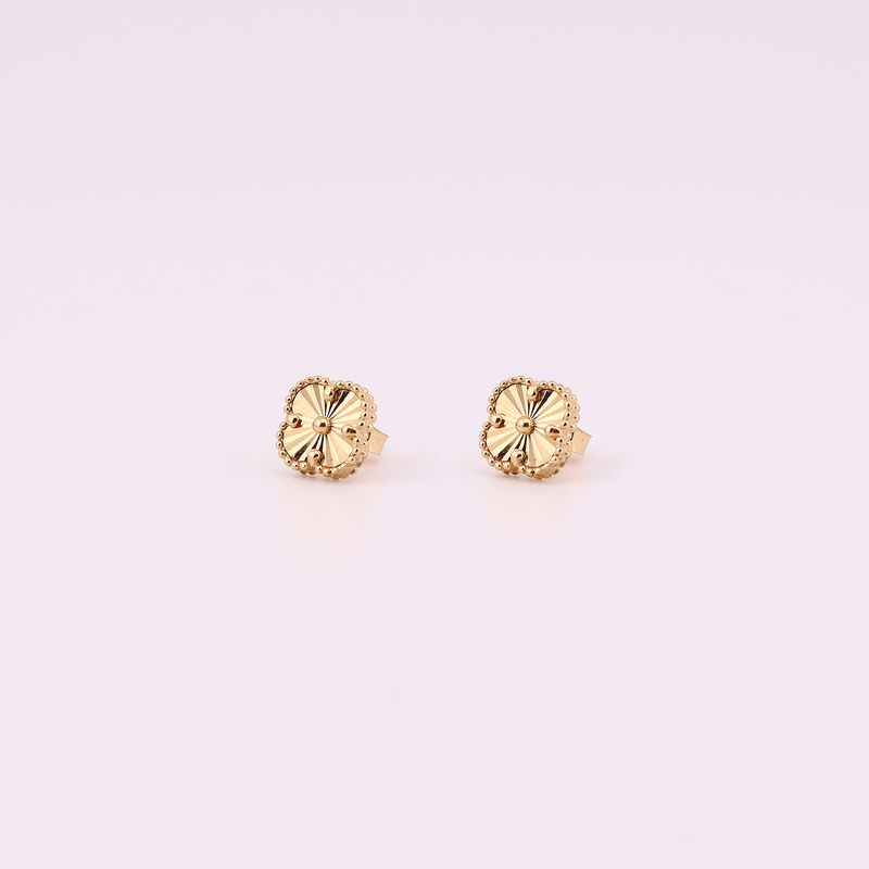 Aretes Flor Relim 14k 1.7g