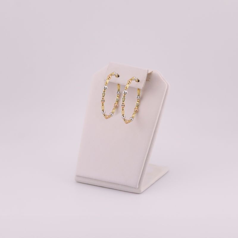 Arracadas Borlas Tnos  14k 3.7g