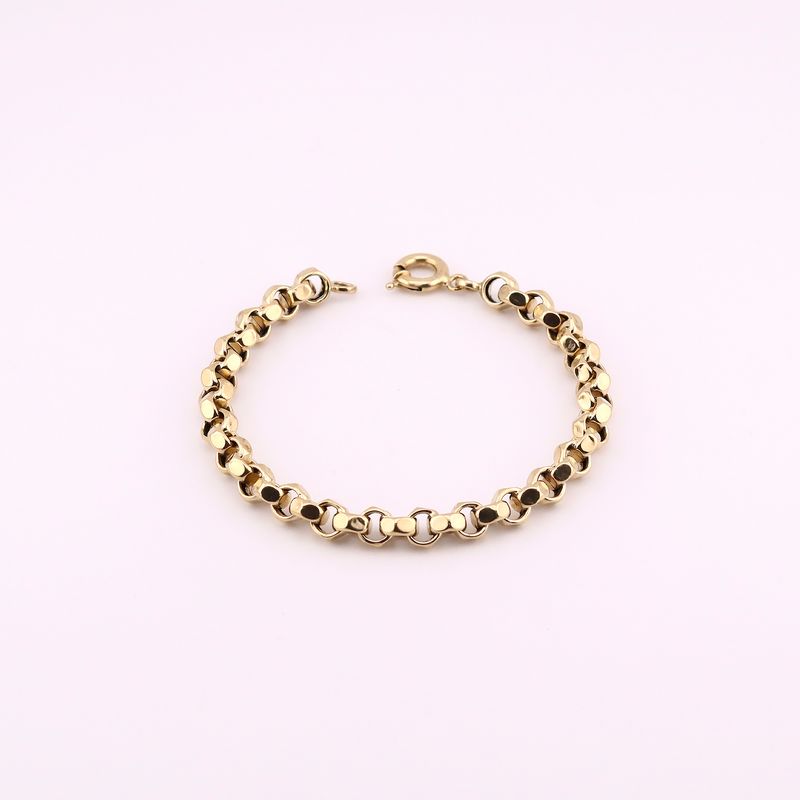 Pulso Eslabon Inv. 14k 8.5g 19cm