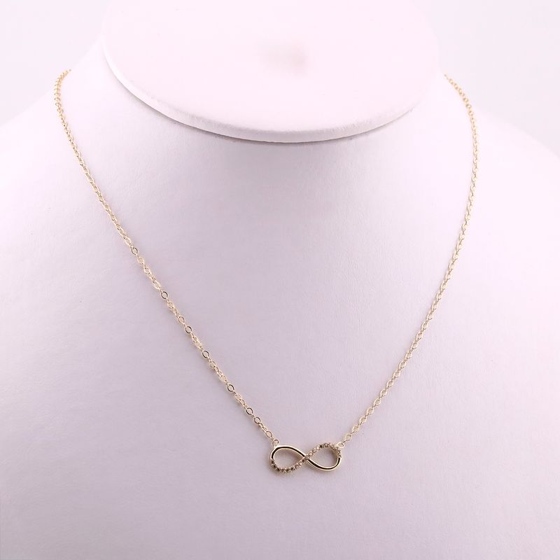 Gargantilla Infinito Liso C/p 14k 2.4g